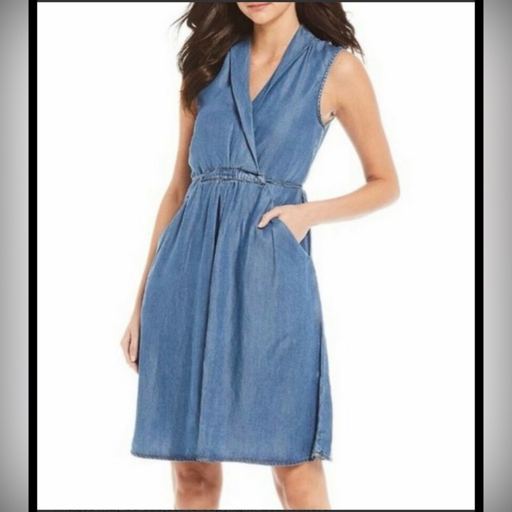 a loves a Lyocell Blue Denim Dress